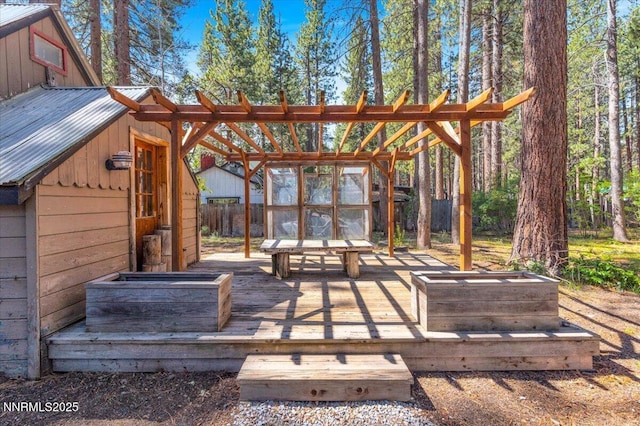 1094 Johnson Blvd, South Lake Tahoe, CA 96150 - view of home's community featuring a wooden deck