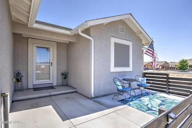 776 Kinsli St, Fallon, NV 89406 - entrance to property with stucco siding and a patio