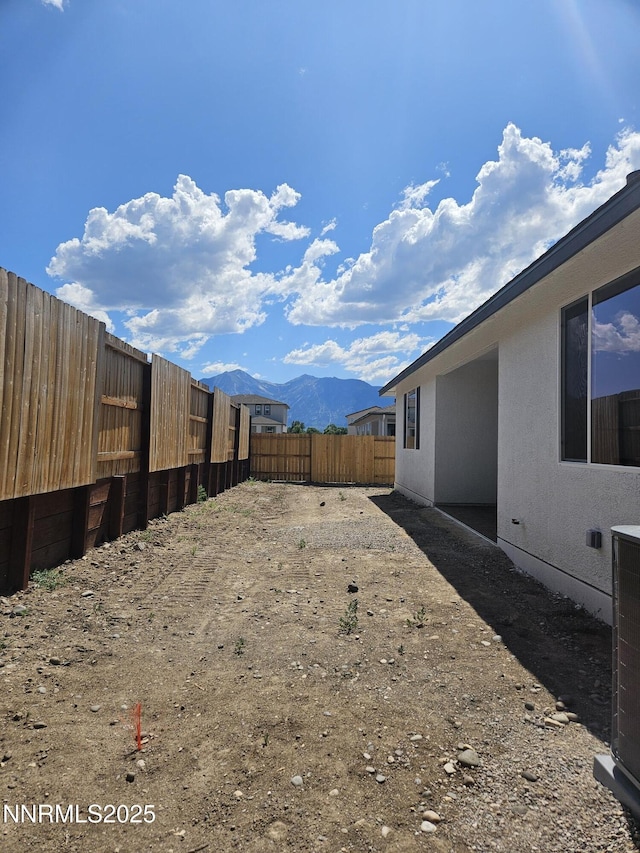 1205 Spur Way, Gardnerville, NV 89410 - view of yard with a mountain view