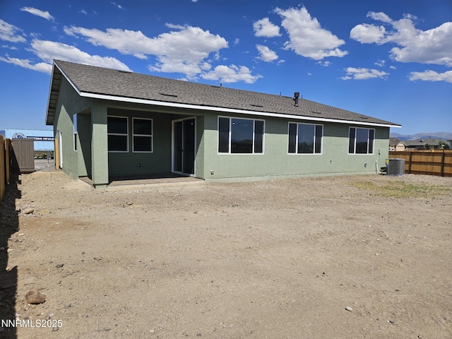 1219 Heybourne Rd, Gardnerville, NV 89410 - view of front of property with a fenced backyard and stucco siding