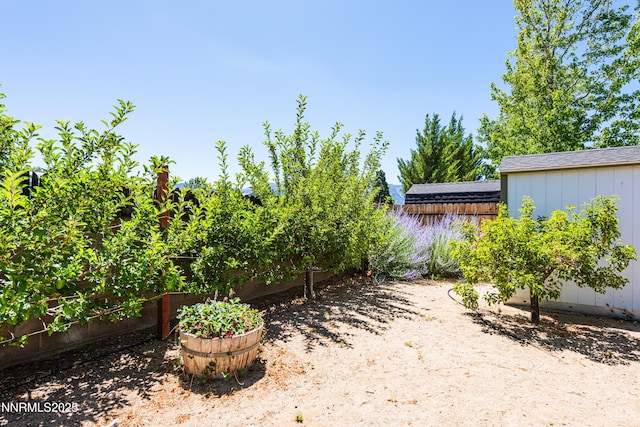 1419 Purple Sage Dr, Gardnerville, NV 89460 - view of yard with a vegetable garden