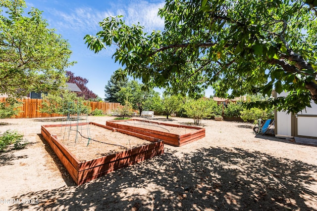 1419 Purple Sage Dr, Gardnerville, NV 89460 - fenced backyard with a vegetable garden