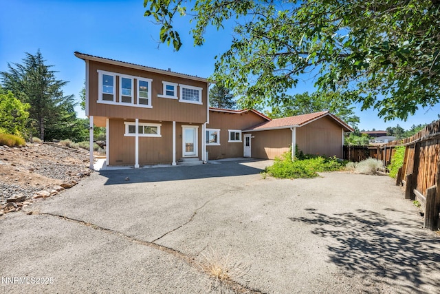 1425 Julie Ct, Reno, NV 89509 - view of front facade with driveway and a patio area