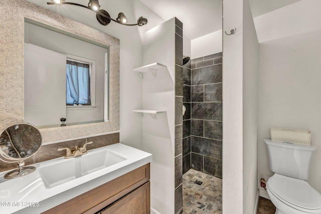 4210 Magnolia Rd, Fallon, NV 89406 - bathroom featuring tiled shower and vanity