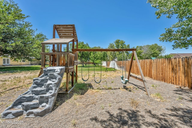 4210 Magnolia Rd, Fallon, NV 89406 - view of jungle gym featuring a fenced backyard
