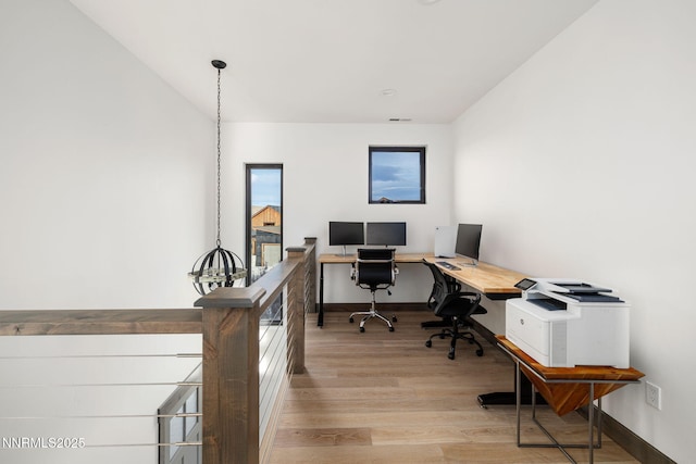 2912 Portrush Dr, Genoa, NV 89411 - office featuring light wood-type flooring and baseboards