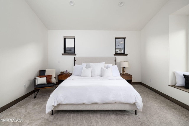 2912 Portrush Dr, Genoa, NV 89411 - bedroom with light carpet and lofted ceiling