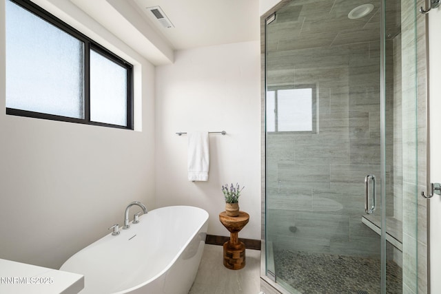 2912 Portrush Dr, Genoa, NV 89411 - full bath with a freestanding bath and a stall shower