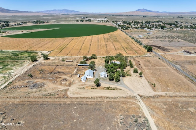 7650 Grass Valley Rd, Winnemucca, NV 89445 - aerial view of property's location with rural landscape and a mountainous background