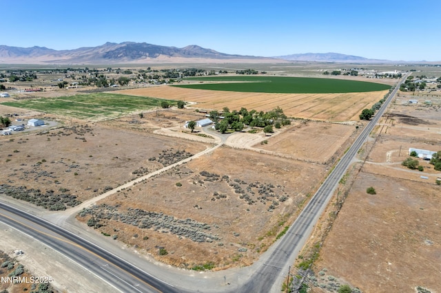 7650 Grass Valley Rd, Winnemucca, NV 89445 - aerial view of sparsely populated area with a mountain backdrop