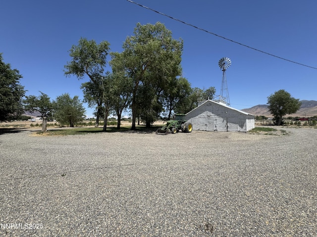 7650 Grass Valley Rd, Winnemucca, NV 89445 - view of yard featuring a mountain view