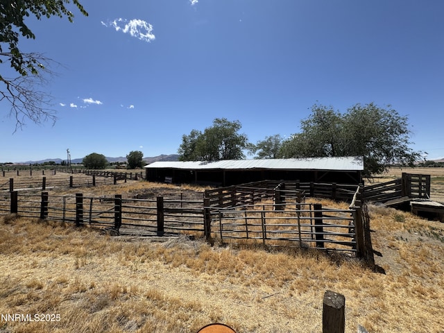 7650 Grass Valley Rd, Winnemucca, NV 89445 - view of outdoor structure with an exterior structure and a view of countryside