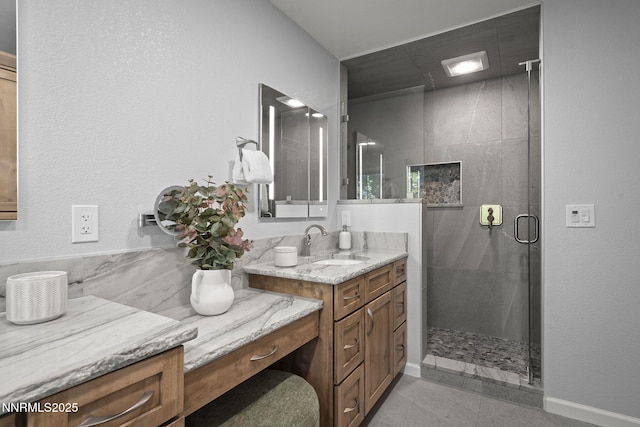 1705 Blue Spruce Rd, Reno, NV 89511 - bathroom featuring vanity and a shower stall