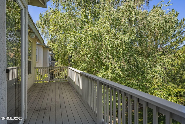 4811 Elkcreek Trl, Reno, NV 89519 - view of wooden deck