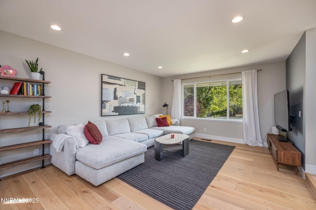 3390 Thornhill Dr, Reno, NV 89509 - living area featuring recessed lighting and light wood finished floors