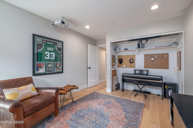 3390 Thornhill Dr, Reno, NV 89509 - sitting room featuring light wood finished floors and recessed lighting