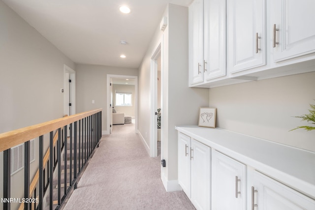 3390 Thornhill Dr, Reno, NV 89509 - corridor with light colored carpet and recessed lighting