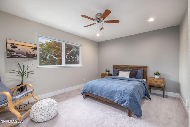 3390 Thornhill Dr, Reno, NV 89509 - bedroom with carpet flooring, recessed lighting, and a ceiling fan