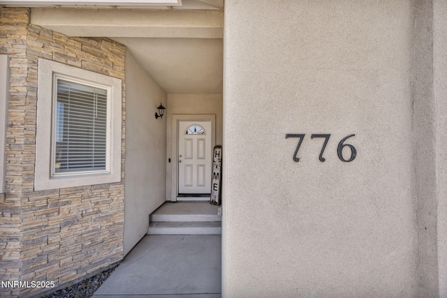 776 Great Basin Ln, Fallon, NV 89406 - entrance to property with stone siding and stucco siding