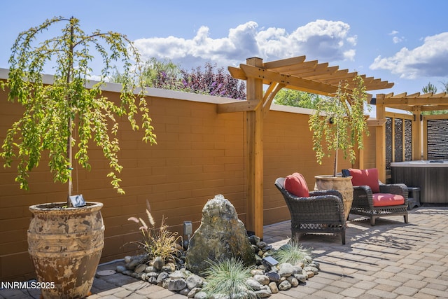 6122 S Pleasant Oak Trl, Reno, NV 89511 - view of patio with a pergola