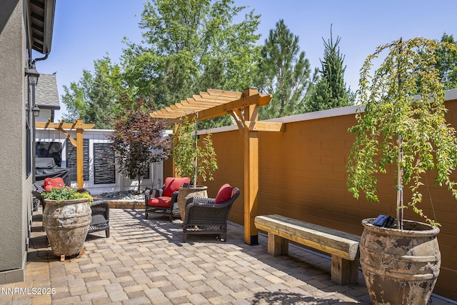6122 S Pleasant Oak Trl, Reno, NV 89511 - view of patio / terrace featuring a pergola