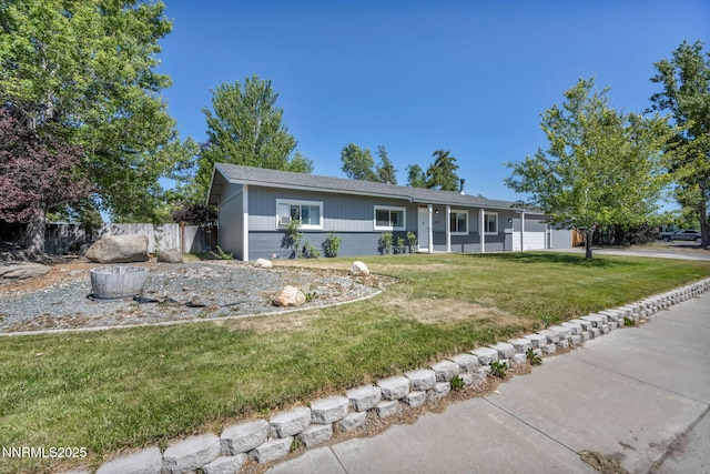 1419 Leonard Rd, Gardnerville, NV 89460 - ranch-style home featuring an attached garage