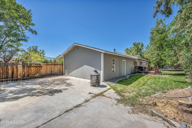 1419 Leonard Rd, Gardnerville, NV 89460 - rear view of property with a patio area