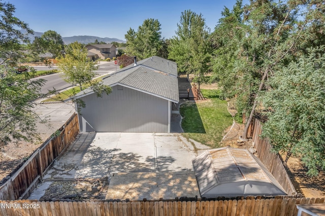 1419 Leonard Rd, Gardnerville, NV 89460 - aerial view of property and surrounding area featuring a mountain backdrop