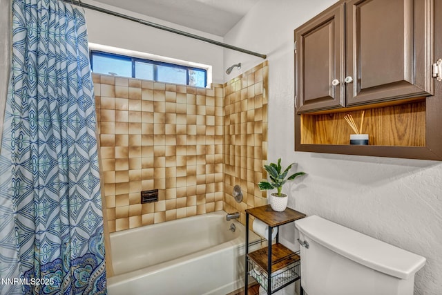 1419 Leonard Rd, Gardnerville, NV 89460 - bathroom featuring shower / tub combo and toilet