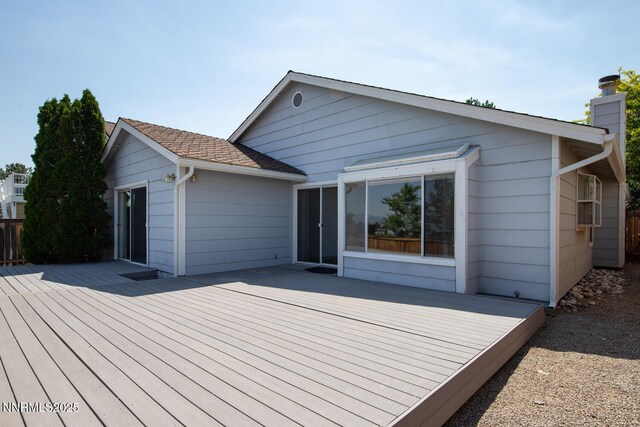2240 Silver Ridge Dr, Reno, NV 89509 - view of wooden terrace