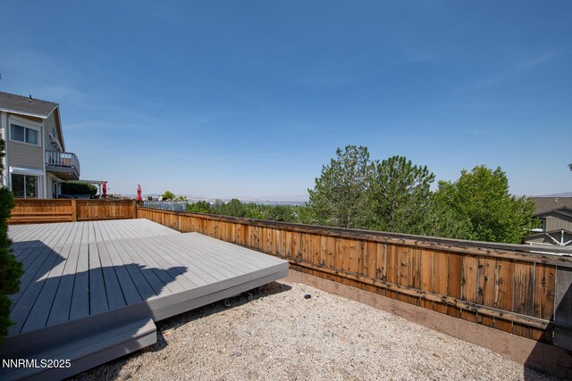 2240 Silver Ridge Dr, Reno, NV 89509 - deck with a fenced backyard