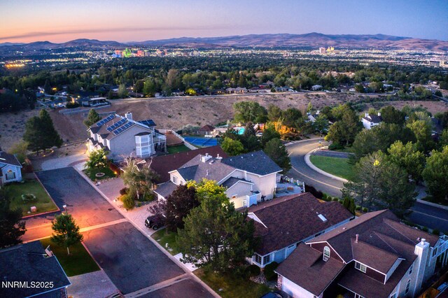 2240 Silver Ridge Dr, Reno, NV 89509 - drone / aerial view of a mountainous background