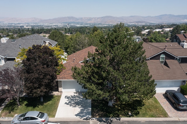 2240 Silver Ridge Dr, Reno, NV 89509 - aerial view of residential area featuring mountains