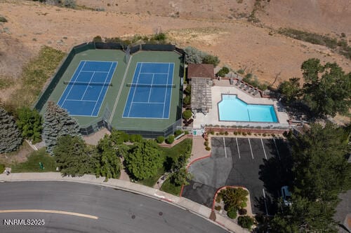 2240 Silver Ridge Dr, Reno, NV 89509 - drone / aerial view of a pool area