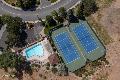 2240 Silver Ridge Dr, Reno, NV 89509 - drone / aerial view of a pool area