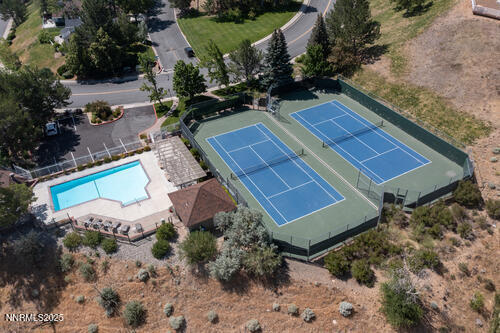 2240 Silver Ridge Dr, Reno, NV 89509 - bird's eye view of a pool area