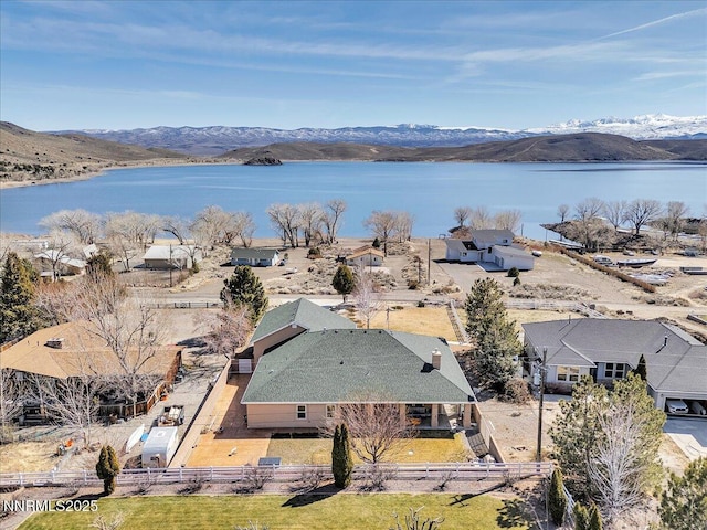 1962 Comstock Dr, Gardnerville, NV 89410 - view from above of property with a water and mountain view