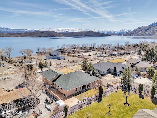 1962 Comstock Dr, Gardnerville, NV 89410 - bird's eye view of a water and mountain view