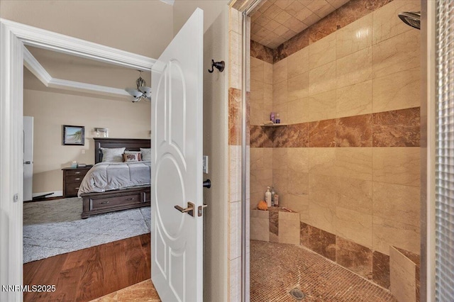 1962 Comstock Dr, Gardnerville, NV 89410 - ensuite bathroom featuring a tile shower