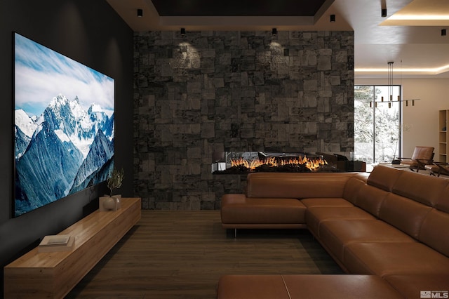 323 Tramway Dr # 301, Stateline, NV 89449 - cinema featuring wood finished floors and a fireplace