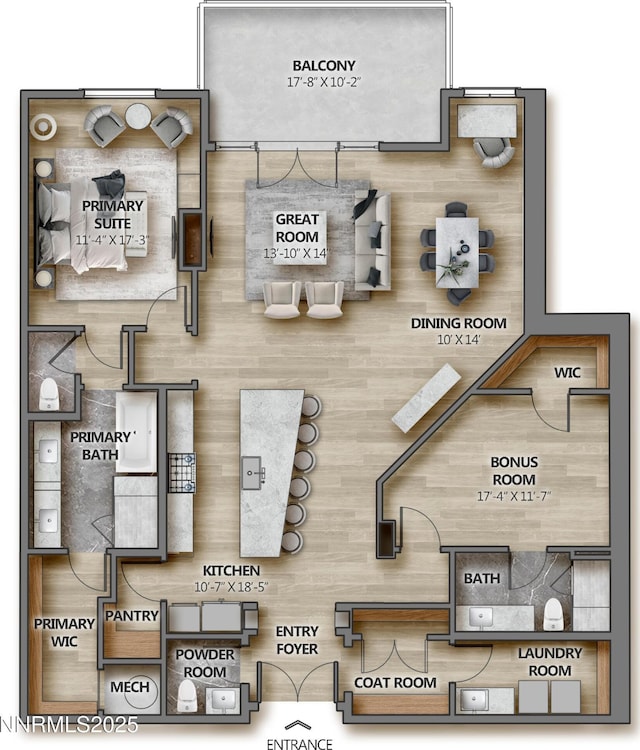 323 Tramway Dr # 301, Stateline, NV 89449 - view of room layout