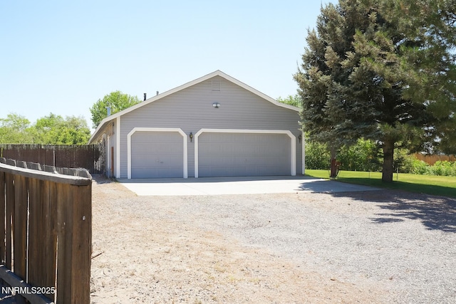 2843 Wade St, Minden, NV 89423 - view of detached garage