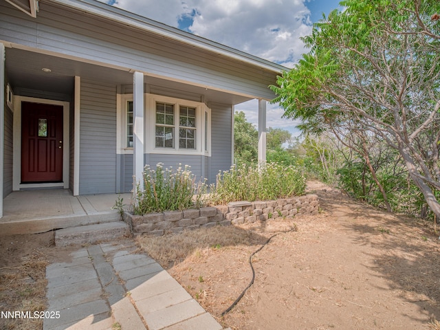 2843 Wade St, Minden, NV 89423 - view of exterior entry featuring covered porch