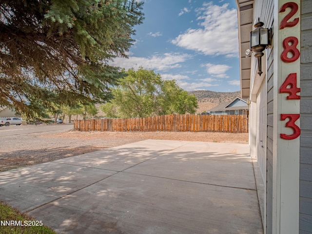 2843 Wade St, Minden, NV 89423 - view of patio / terrace featuring a mountain view