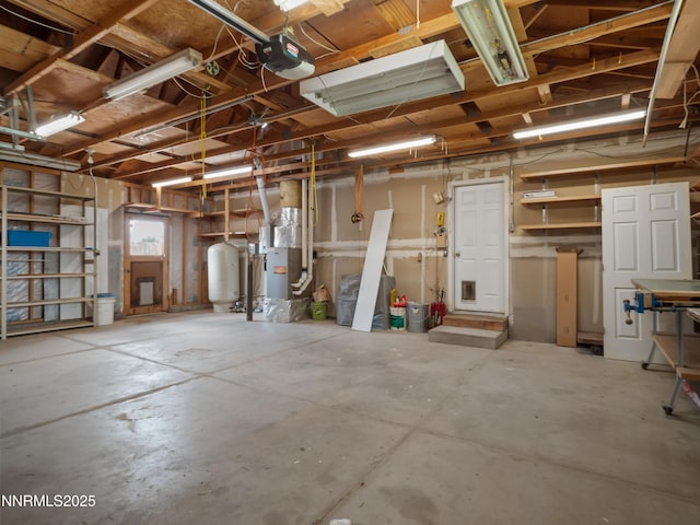 2843 Wade St, Minden, NV 89423 - garage with heating unit and a garage door opener