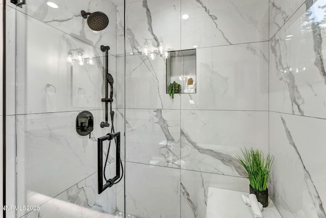 116 Cypress Way, Stateline, NV 89449 - bathroom featuring a marble finish shower