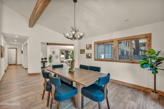 116 Cypress Way, Stateline, NV 89449 - dining area with light wood finished floors, a chandelier, and recessed lighting