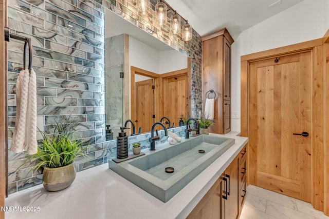 116 Cypress Way, Stateline, NV 89449 - bathroom with vanity and marble finish floors