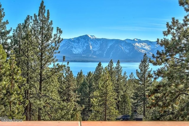 606 Jerry Dr, Zephyr Cove, NV 89448 - mountain view with a large body of water