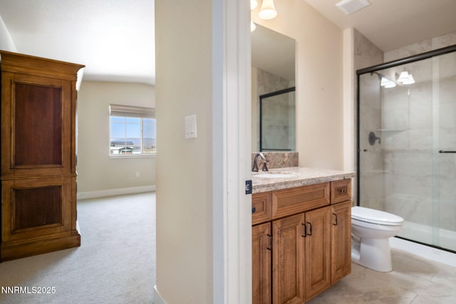 1725 Grandview Pkwy, Minden, NV 89423 - full bathroom with vanity and a stall shower